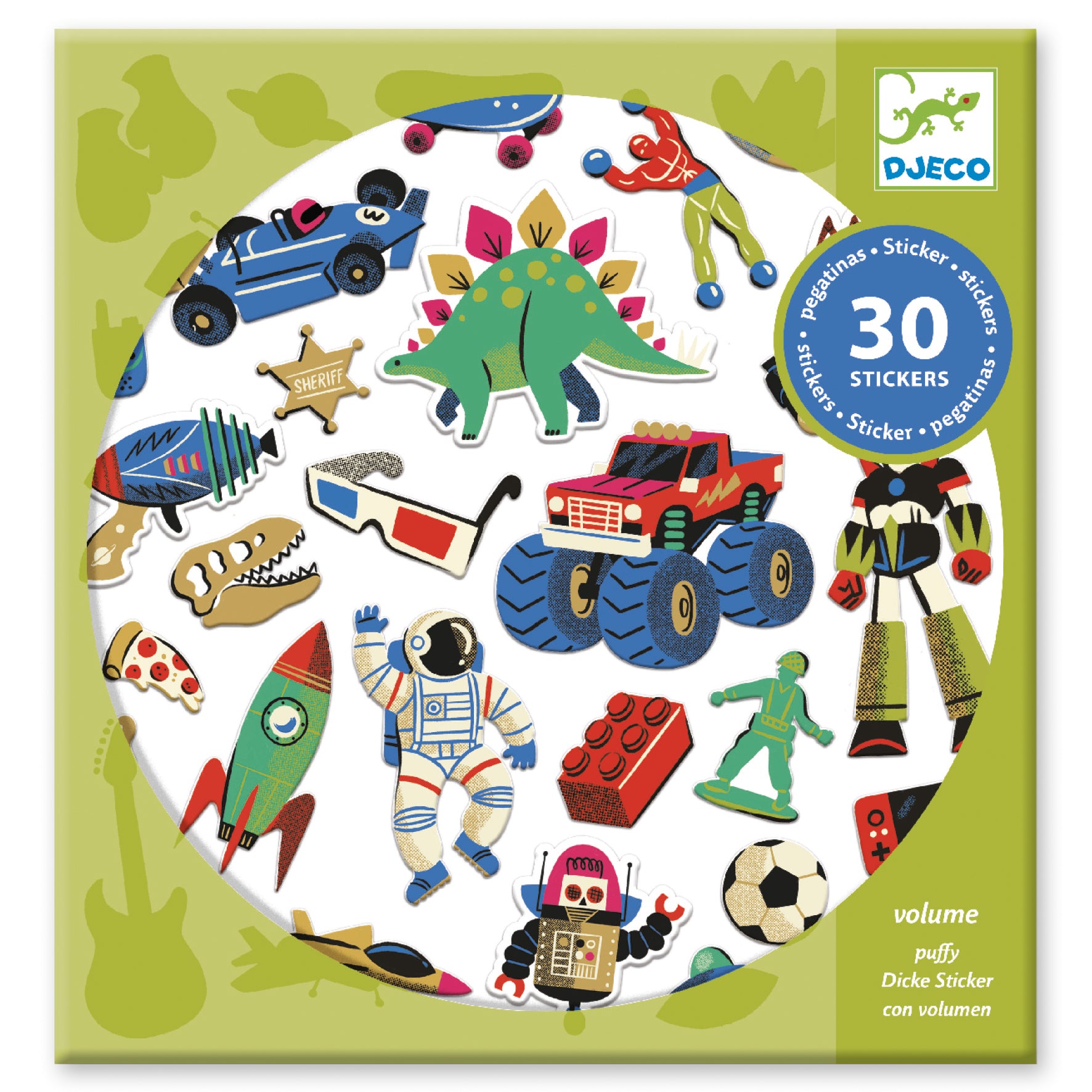 Retro toys - Stickers adesivi Djeco