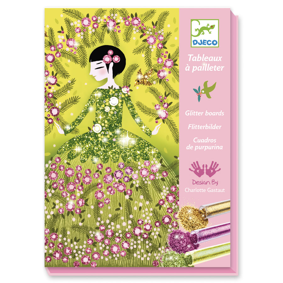 Kit creativo Djeco Glitter - Vestiti di brillanti