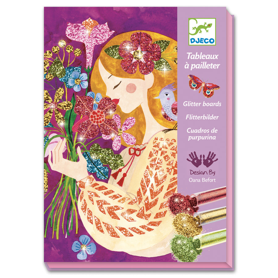 Kit creativo Glitter Djeco - Il profumo dei fiori