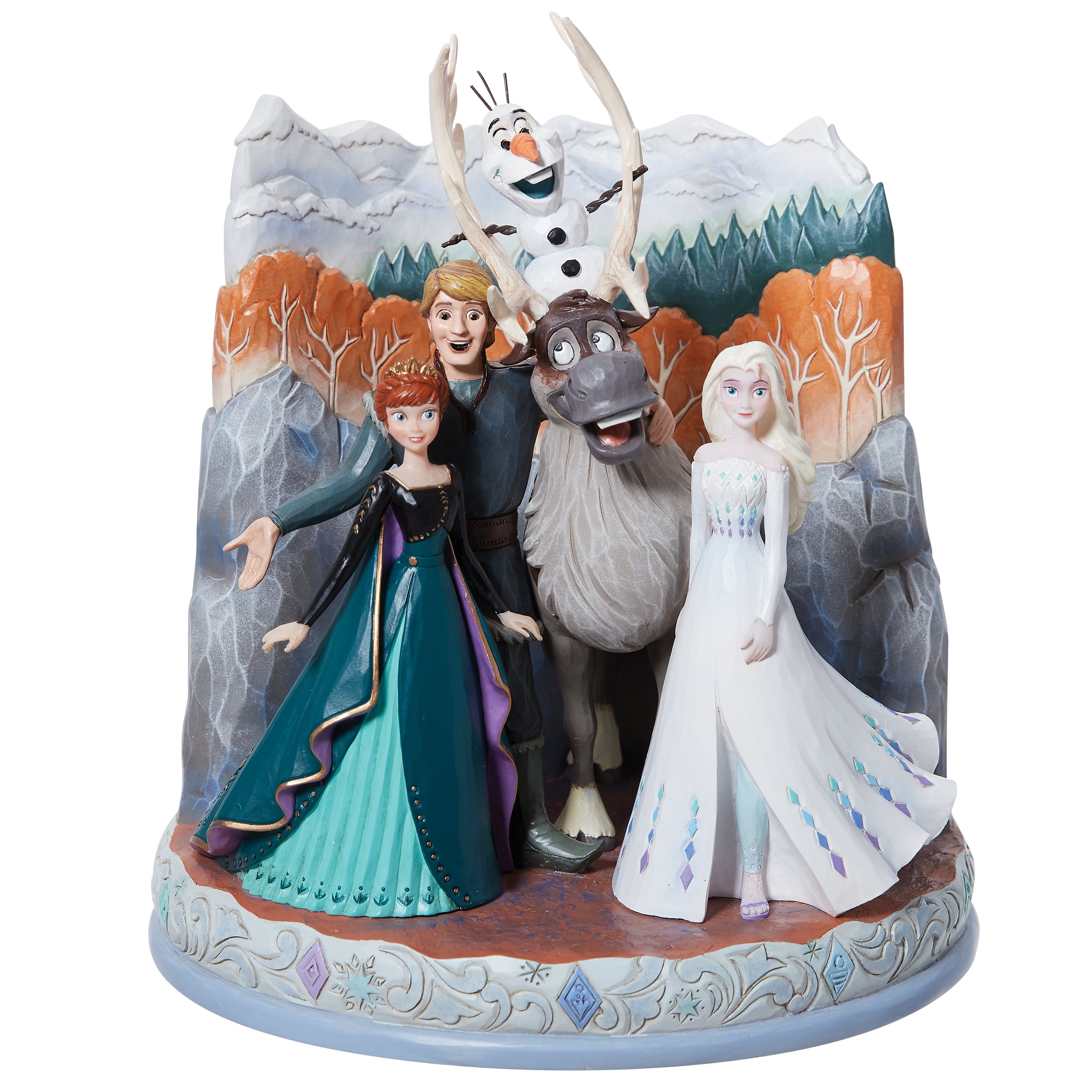 Frozen 2 - Tronco con personaggi Disney Traditions