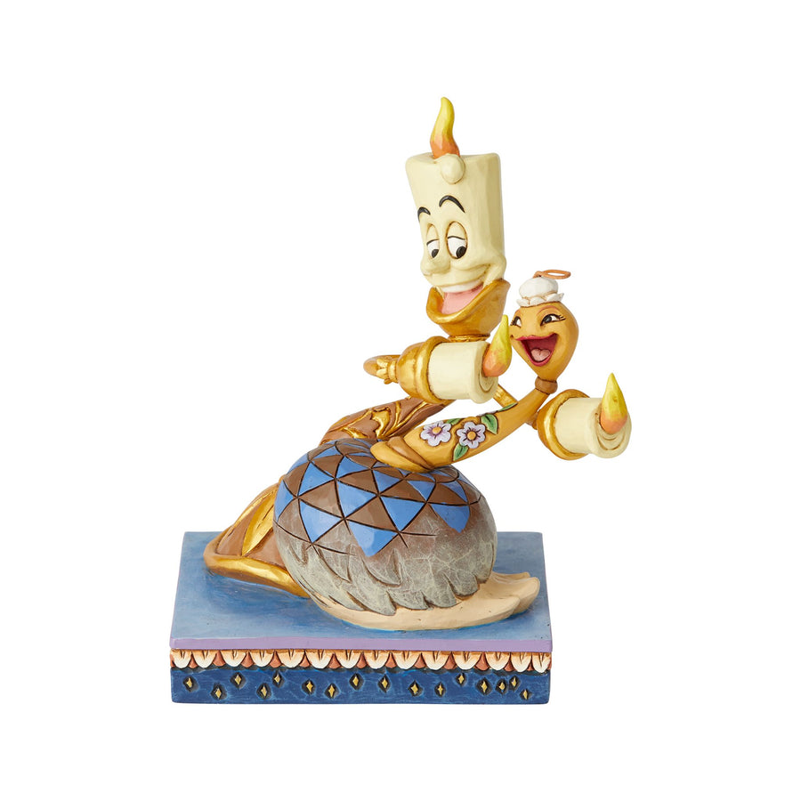 Lumiere e Spolverina Disney Traditions