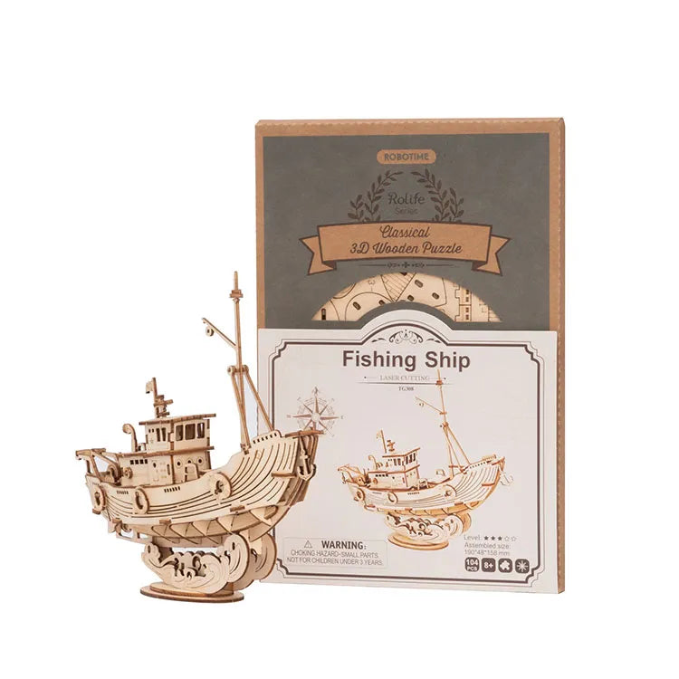 Nave da pesca - Puzzle 3D
