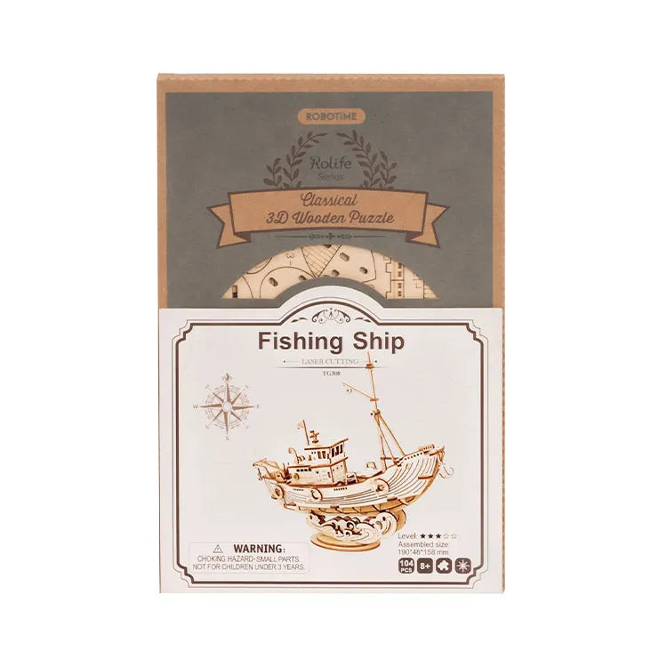 Nave da pesca - Puzzle 3D