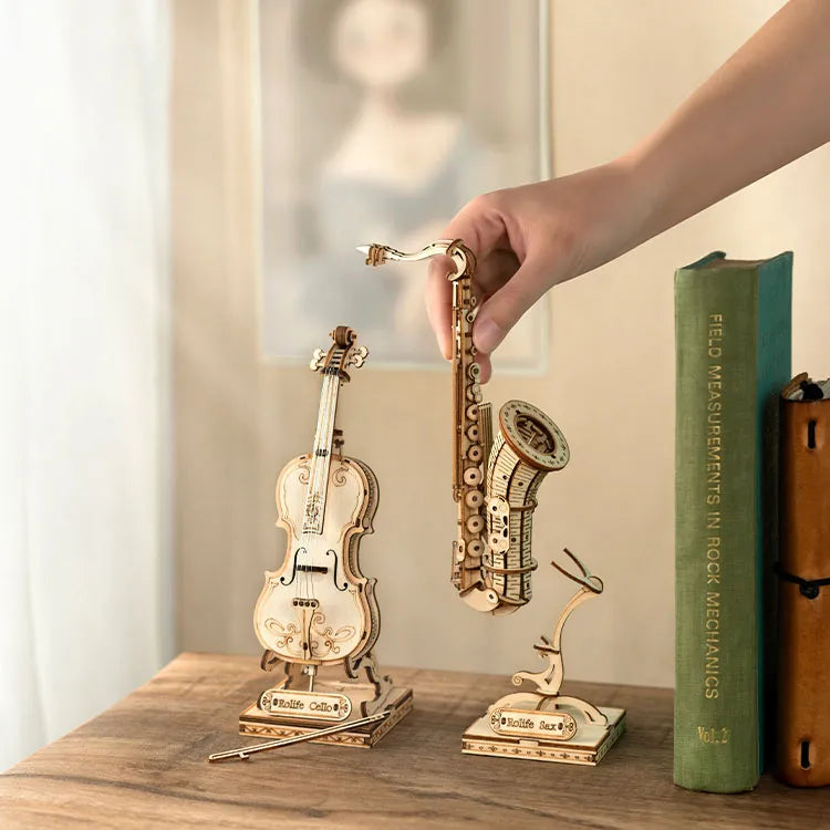 Saxophone - Puzzle 3D