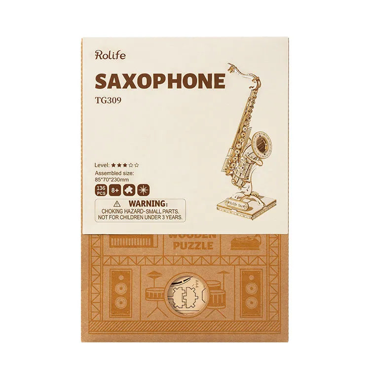 Saxophone - Puzzle 3D
