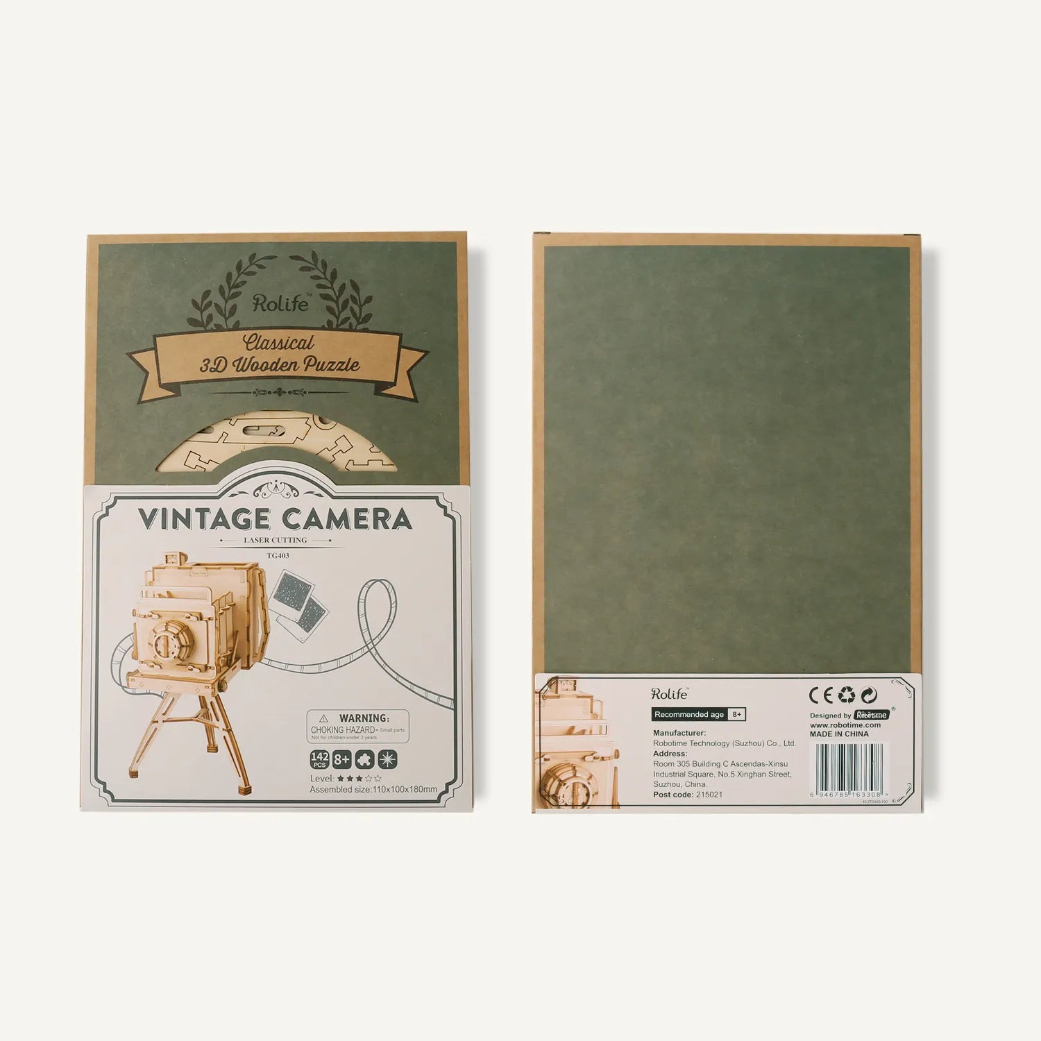 Vintage Camera - Puzzle 3D