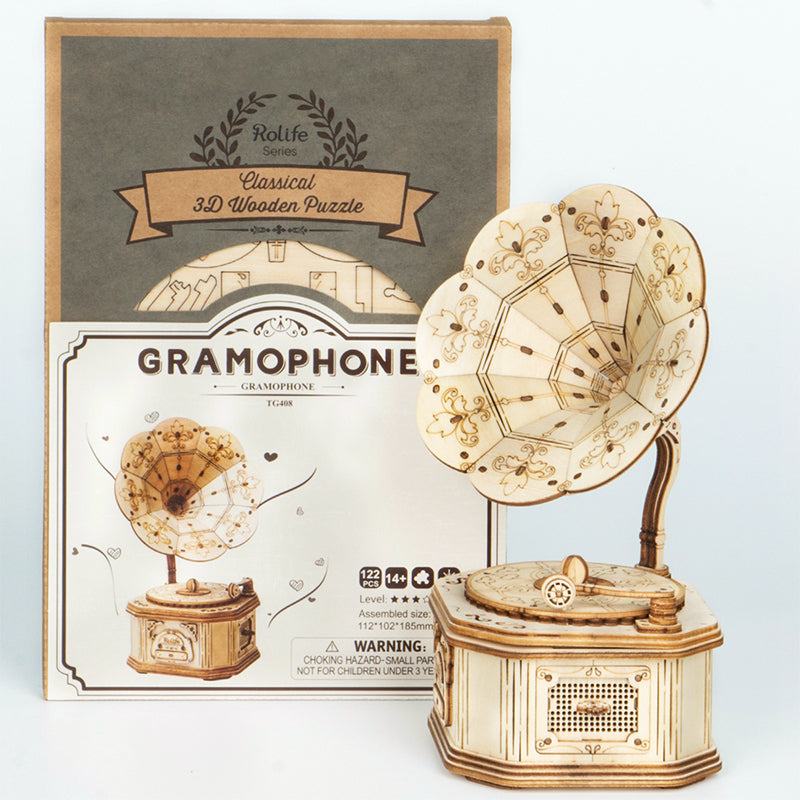 Grammofono - Puzzle 3D