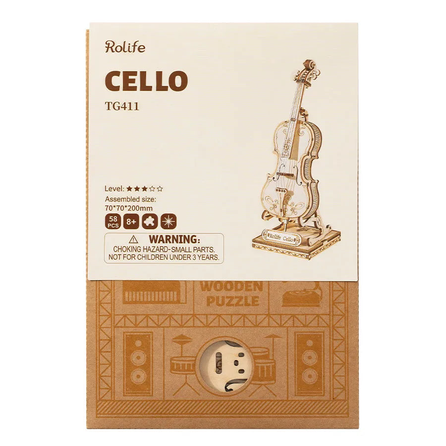 Violoncello - Puzzle 3D