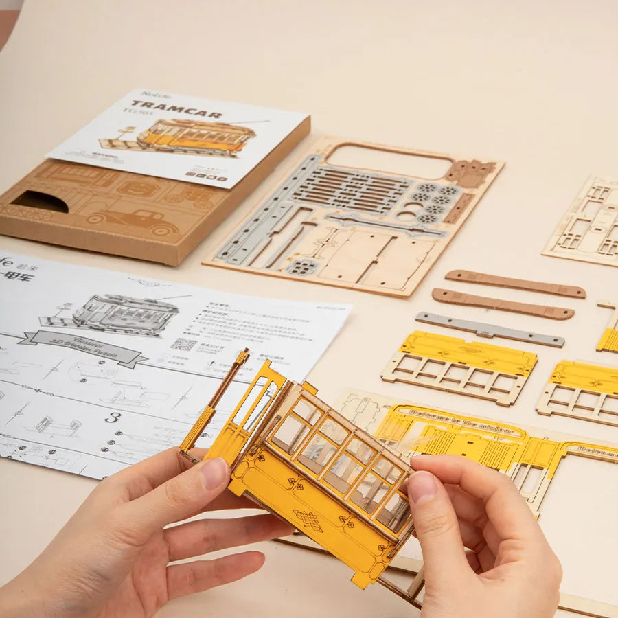 Tram - Puzzle 3D
