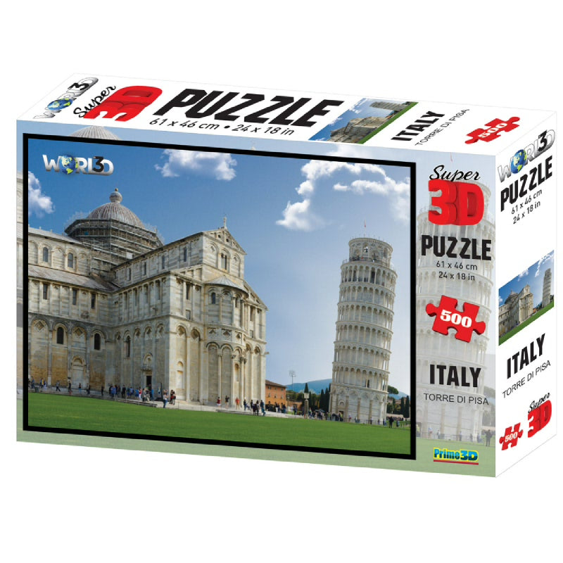 WORLD IN 3D: Torre di Pisa puzzle 3D