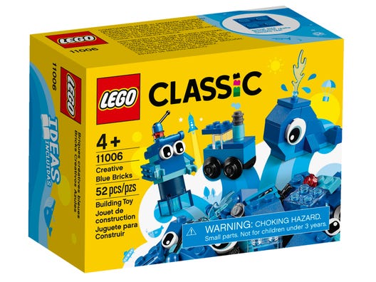 Lego Classic - Mattoncini blu creativi 11006