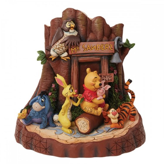 Winnie the Pooh - Tronco personaggi Disney Traditions