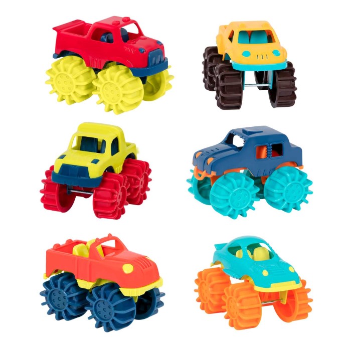 Set 6 Mini Monster Trucks