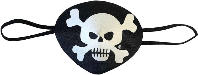 BENDA PER OCHHIO PIRATA WHITE SKULL