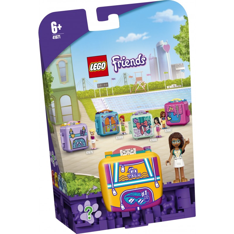 Lego Friends - Il cubo della piscina di Andrea 41671