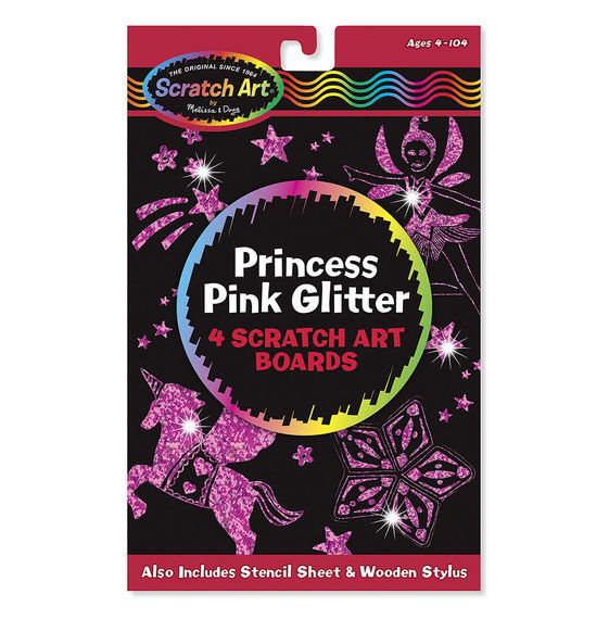 Scratch Art - Principessa Rosa Glitter