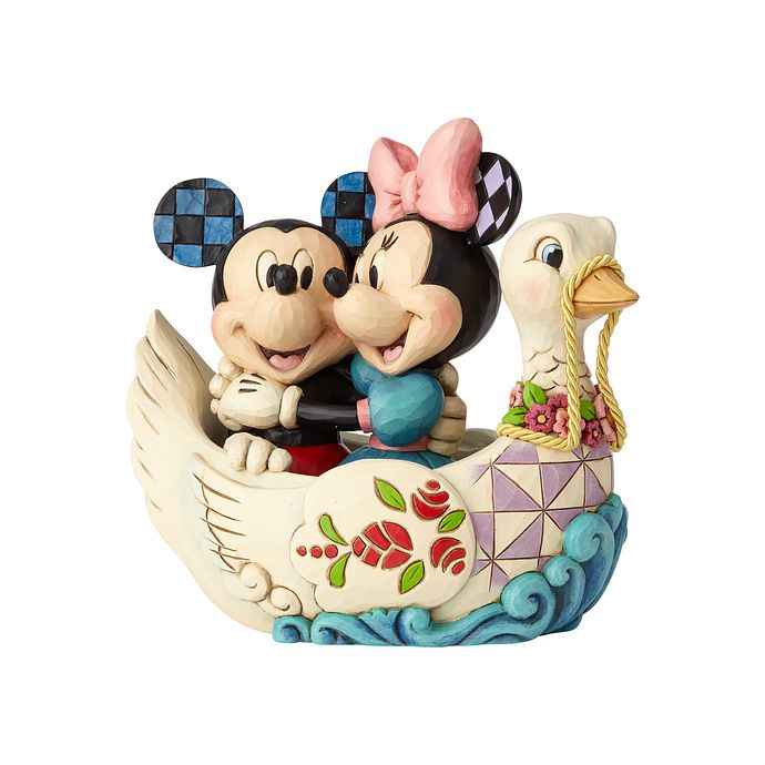 Disney Traditions Topolino e Minnie nel Cigno