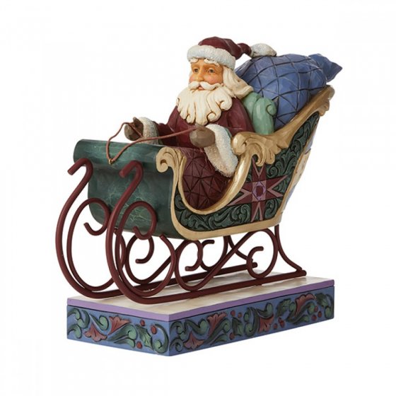 Babbo Natale in slitta -Jim Shore - Edizione limitata