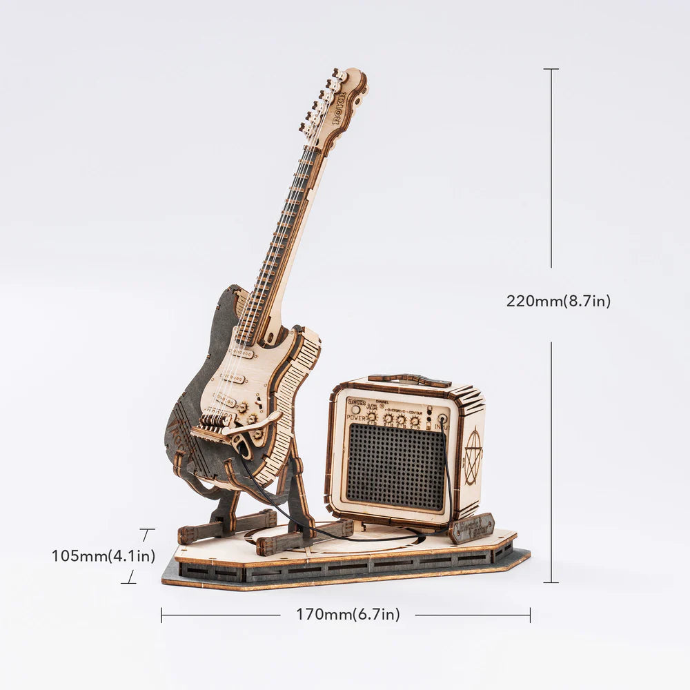Chitarra elettrica - Puzzle 3D