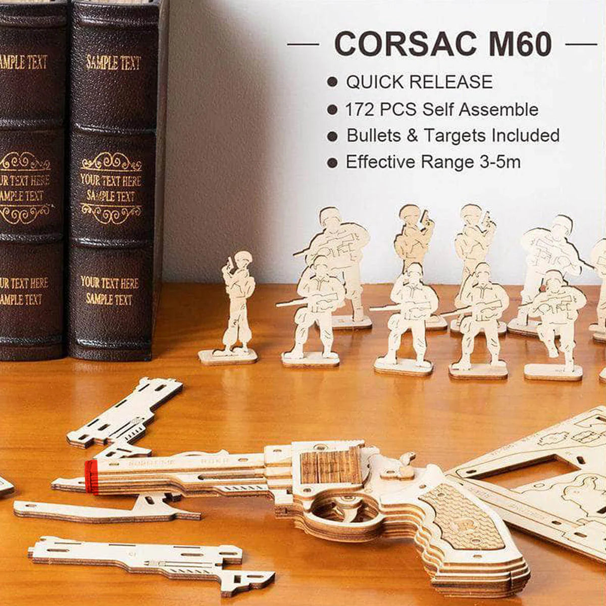 Corsac M60 Justice Guard Gun - Puzzle 3D