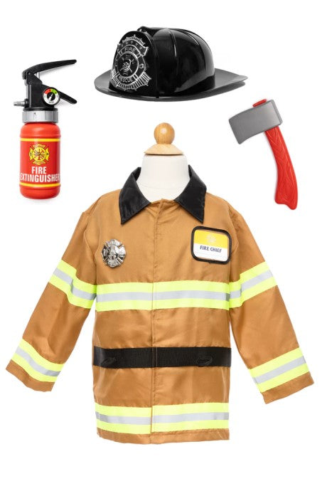 Costume Pompiere con accessori - 5-6 anni