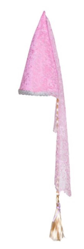 Cappello Rapunzel con coda - Rosa