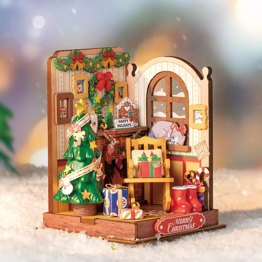 Christmas Fireplace Caminetto - Kit modellismo