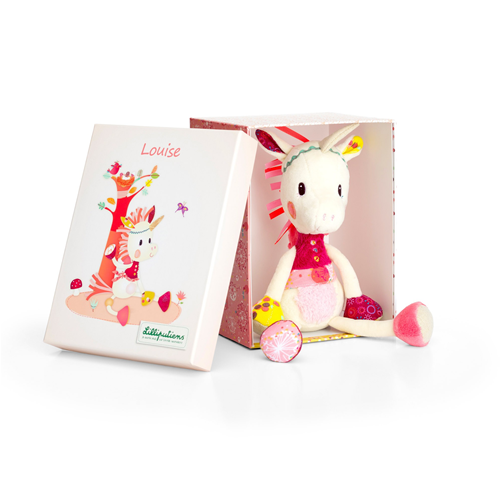 Louise l'unicorno peluche Lilliputiens