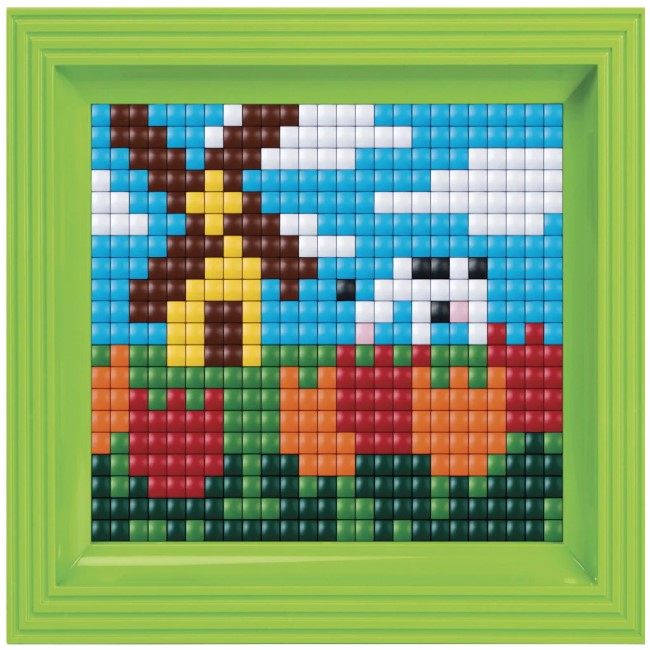 Set regalo con piastra base 13 pixel XL - Mulino olandese