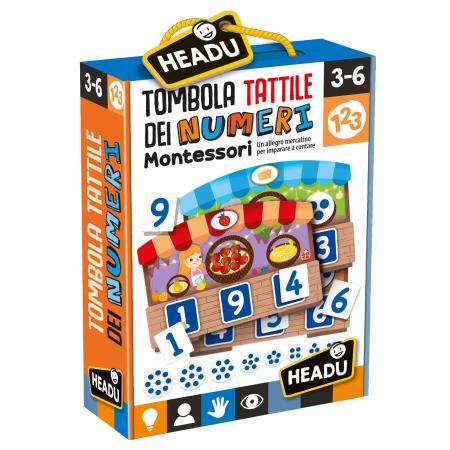 Tombola Tattile dei Numeri Montessori