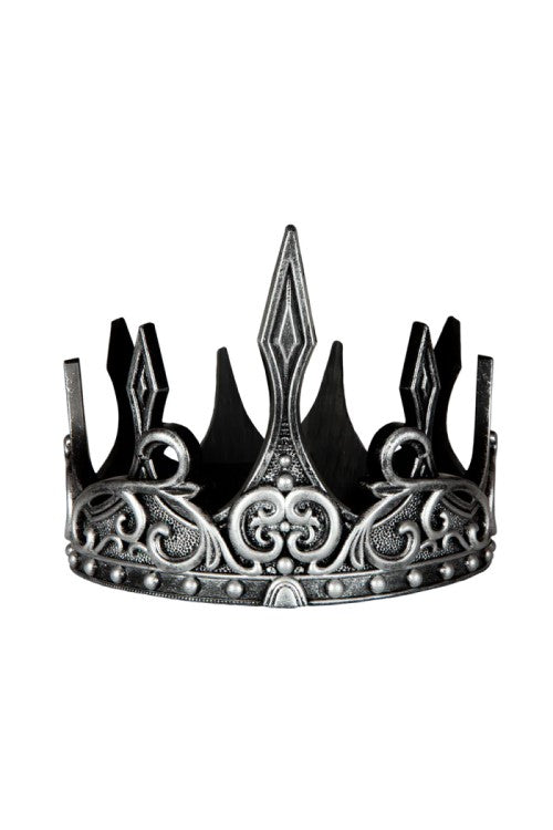 Corona medievale - Argento/Nero