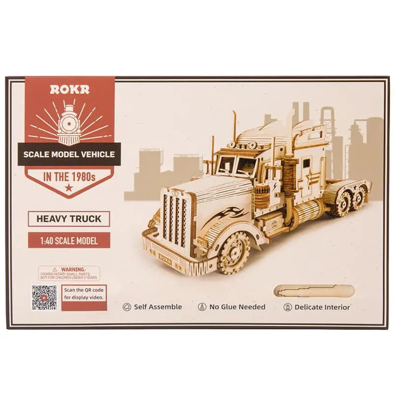 Heavy Truck Camion - Puzzle legno 3D