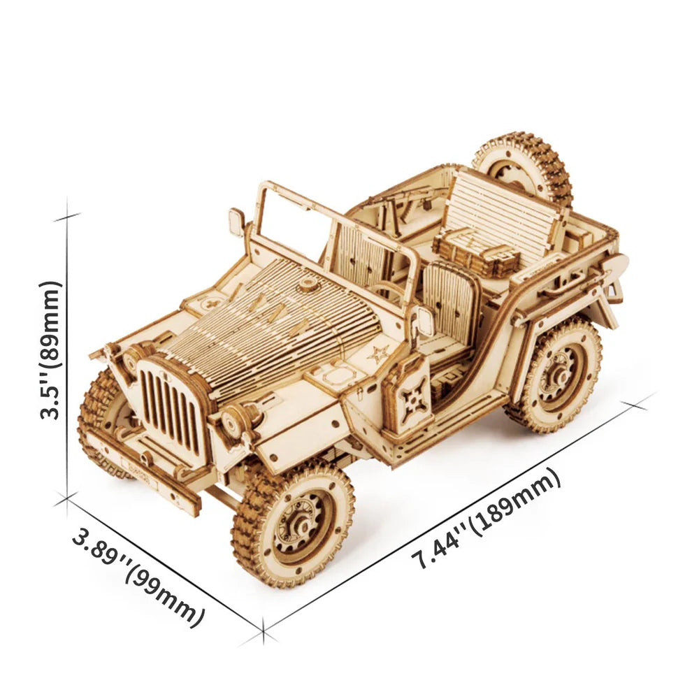 Jeep dell'Esercito - Puzzle 3D