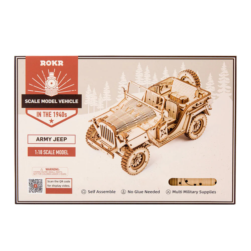 Jeep dell'Esercito - Puzzle 3D