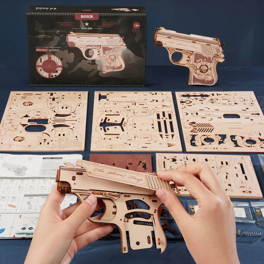 Mini Gun - Puzzle legno 3D