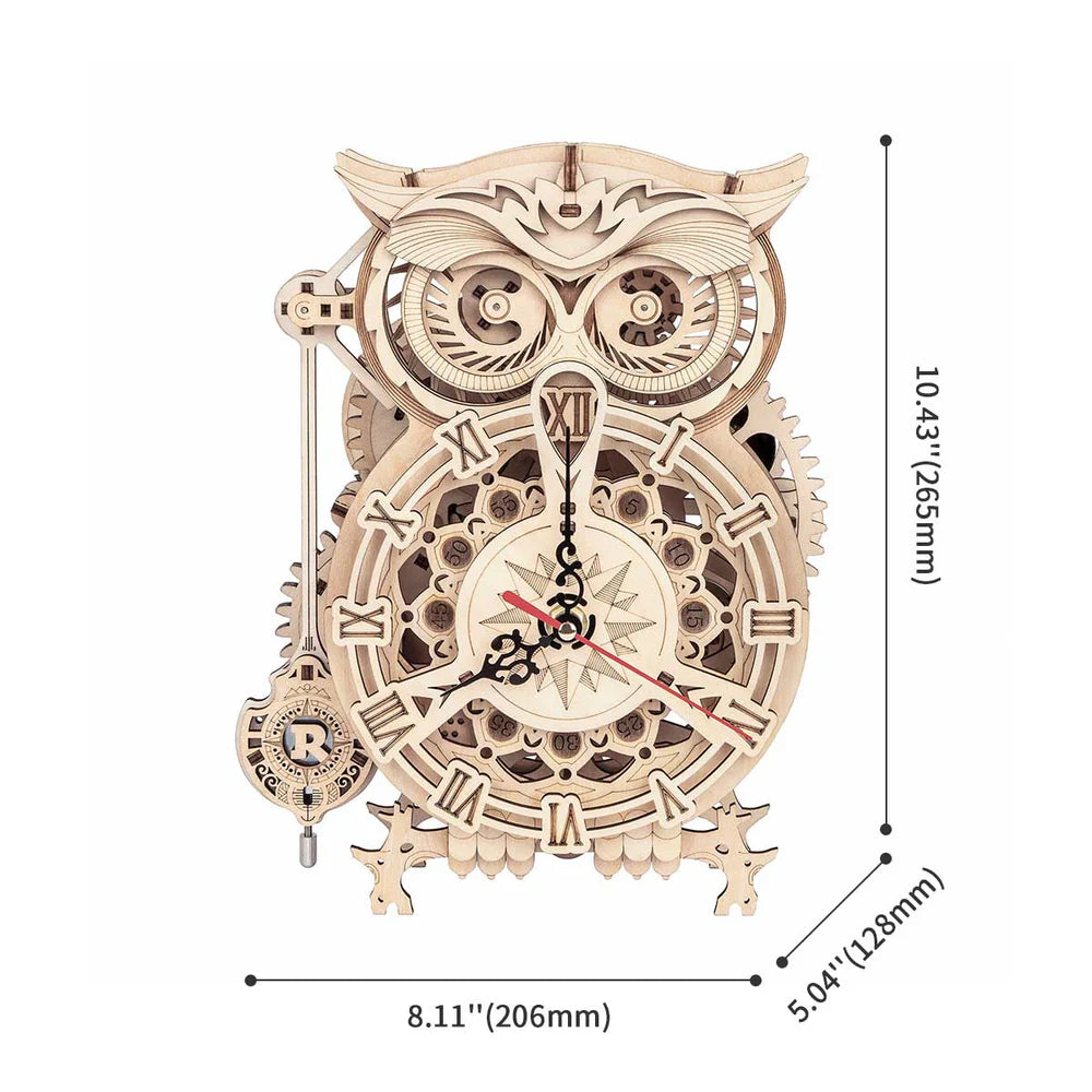 Orologio Gufo - Puzzle 3D