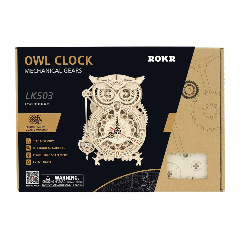 Orologio Gufo - Puzzle 3D