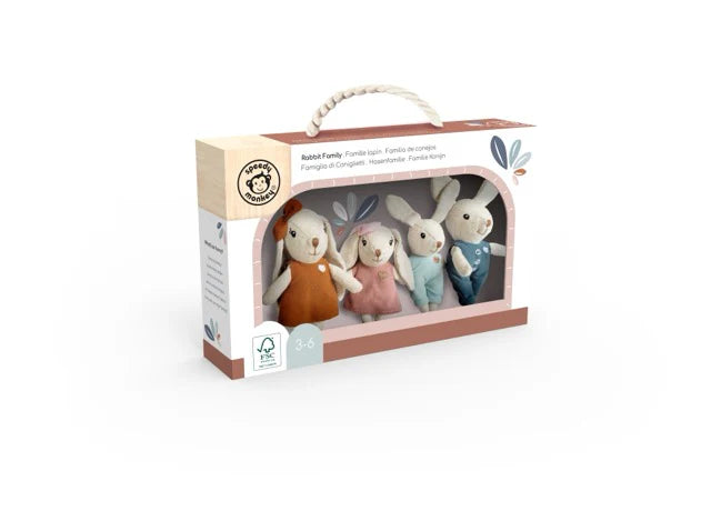 Famiglia di 4 Coniglietti - Speedy Monkey