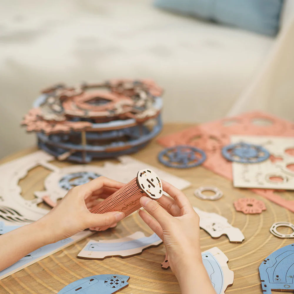 Orologio Note romantiche - Puzzle 3D