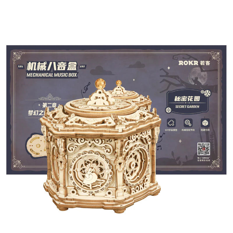 Giardino segreto - Music box- Puzzle 3D