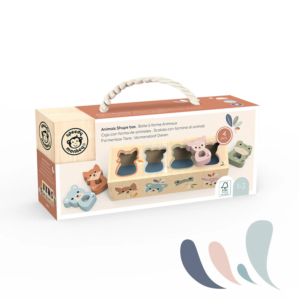 Scatola con formine di animali - Speedy Monkey