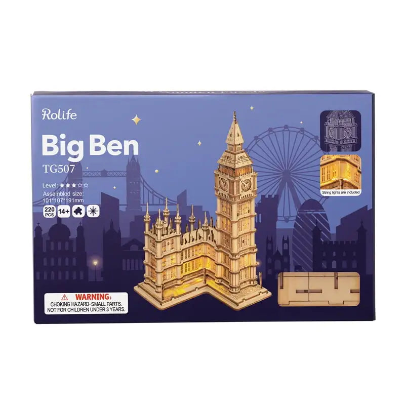 Big Ben - Puzzle 3D luminoso