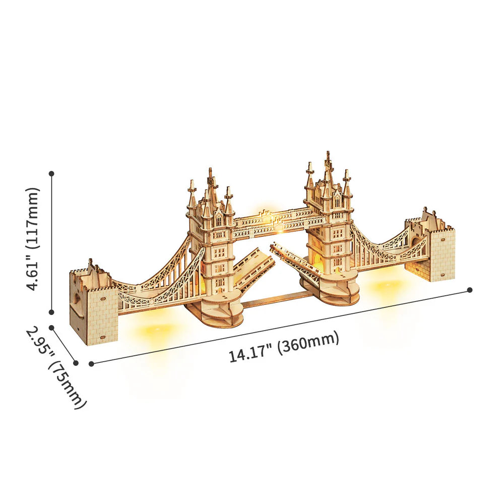 Tower Bridge - Puzzle 3D luminoso