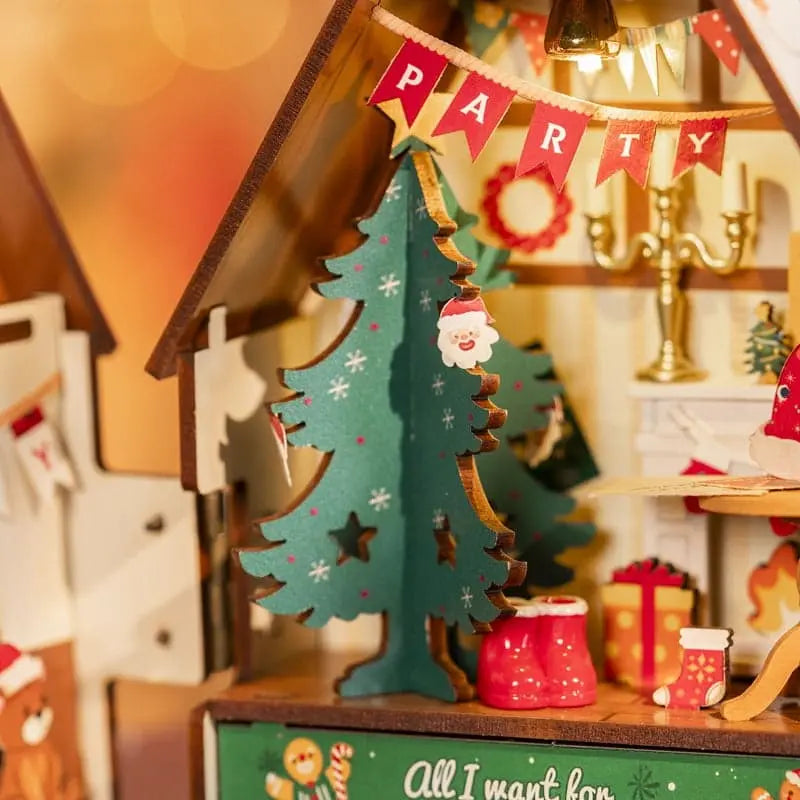 Twinkling Christmas House