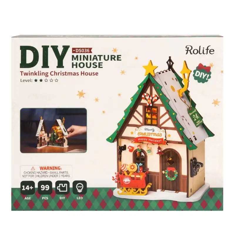 Twinkling Christmas House