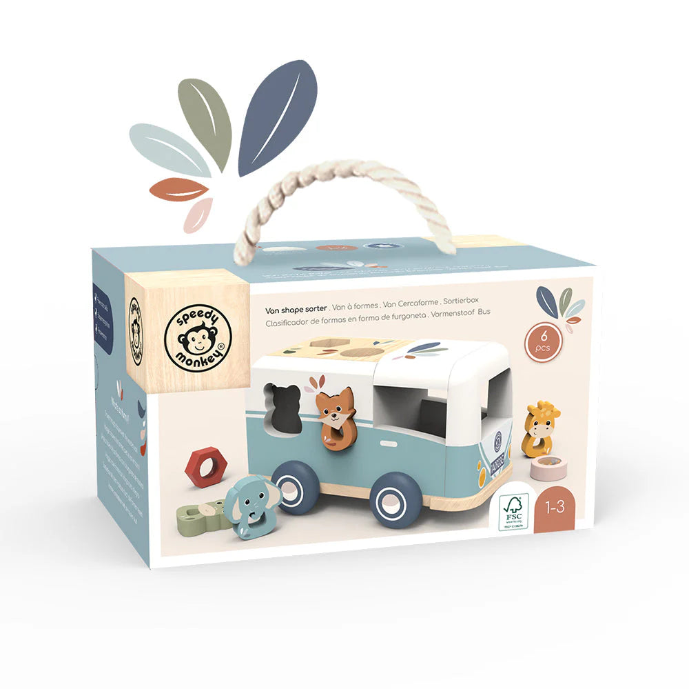 Van Cercaforme - Gioco a Incastri Forme - Speedy Monkey