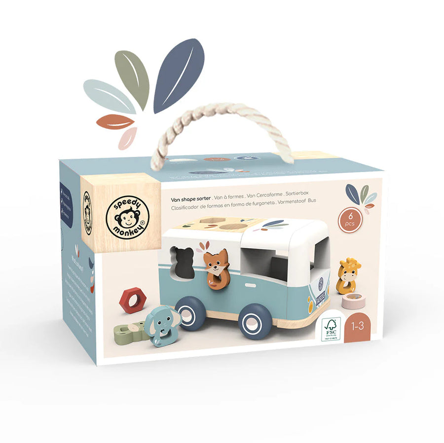 Van Cercaforme - Gioco a Incastri Forme - Speedy Monkey